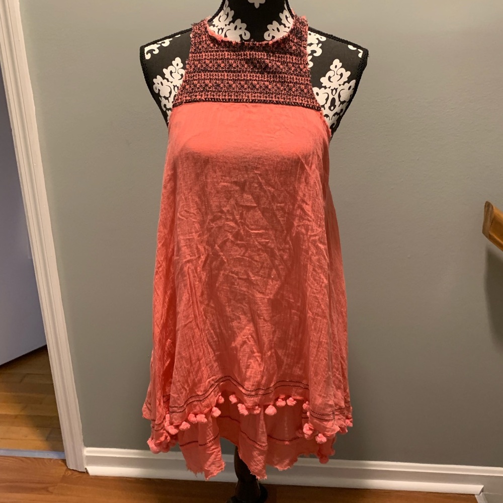 Euc free people boho style Pom Pom dress
